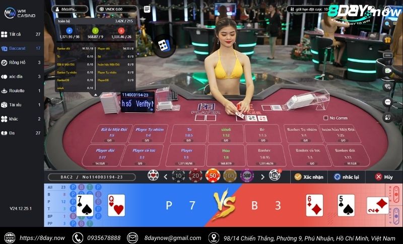 Giao dien sanh game WM Casino 8Day - Hinh 3